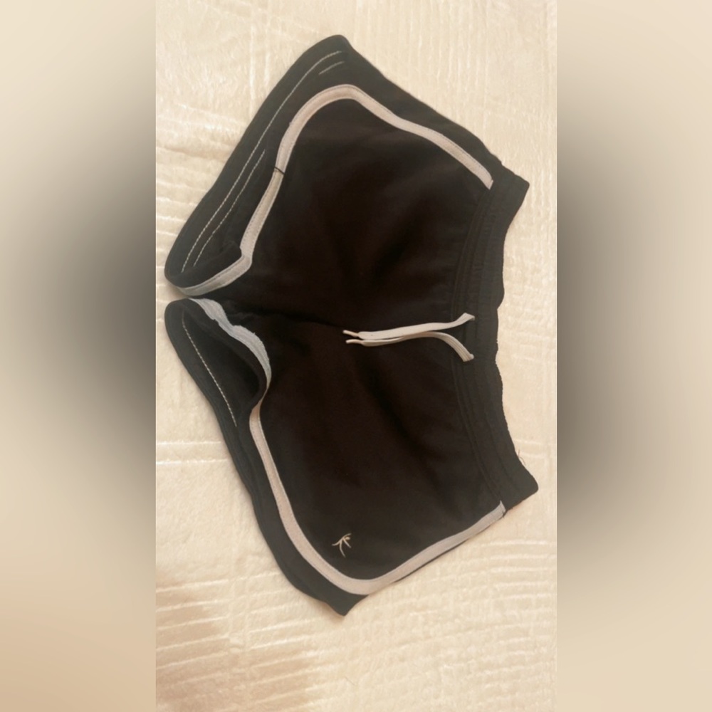 Danskin Black Athletic Shorts with White Trim Size XS